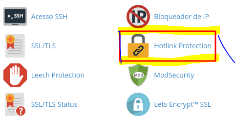 hotlink Protection in cpanel